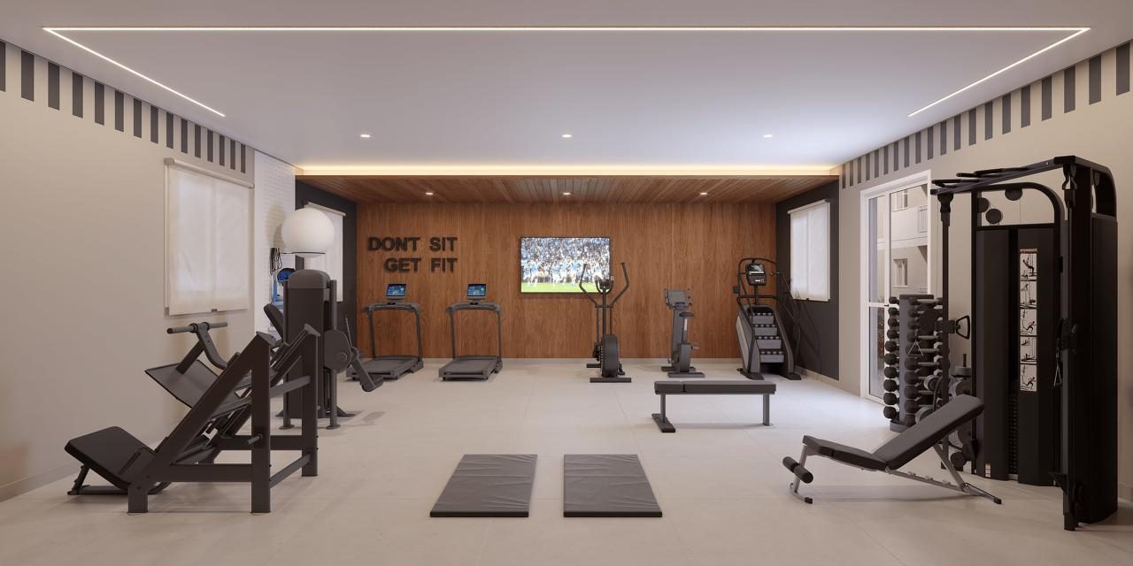 Academia equipada